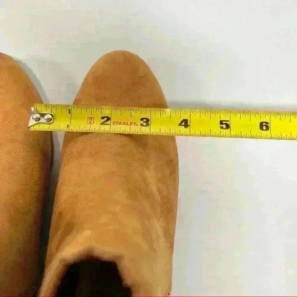 NWB CHARTER CLUB Womens Brown Goring Scalloped Daxi Round Toe Block Heel Sz 7 - Picture 7 of 7